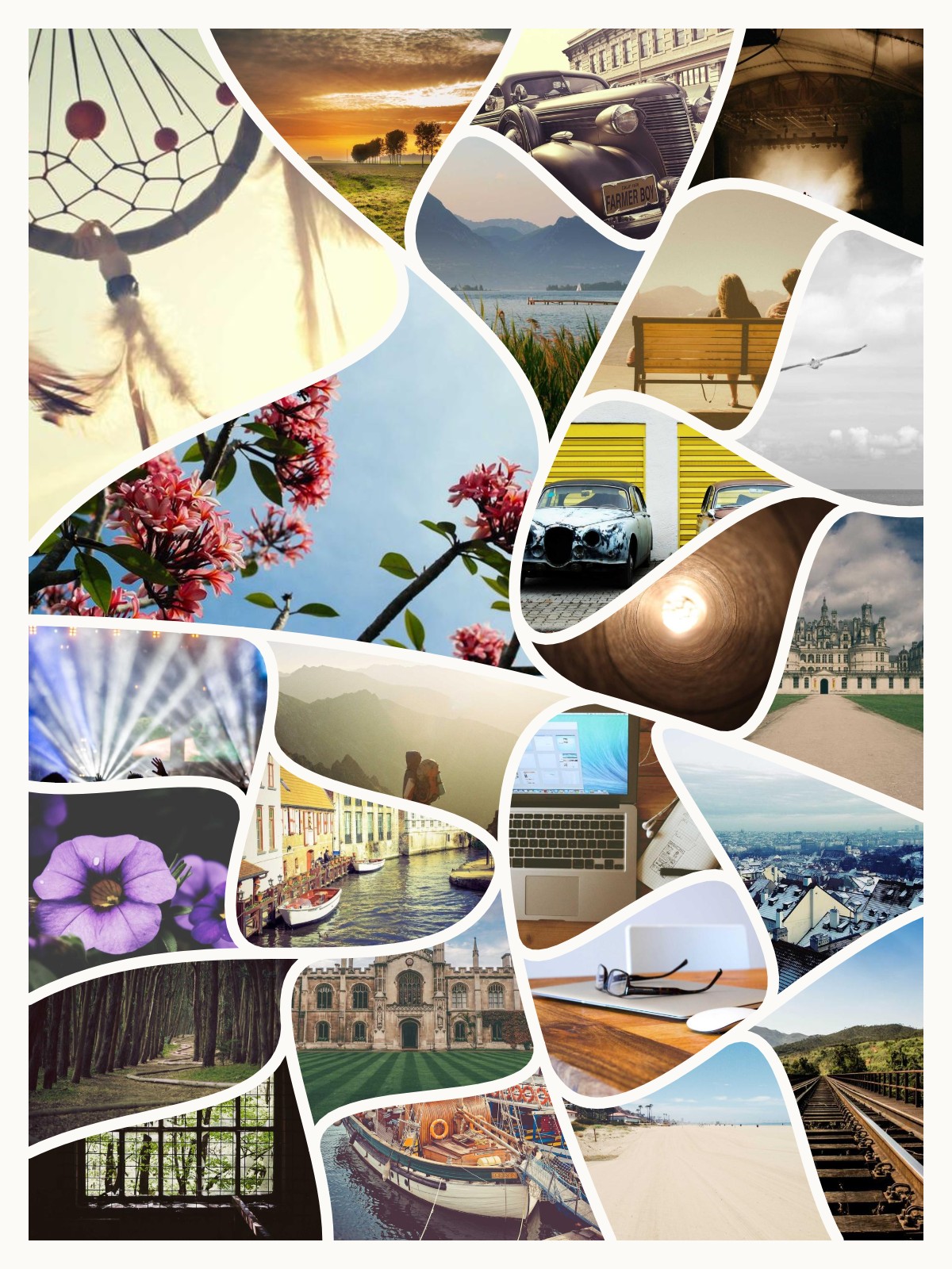 Example anniversary gift idea collage made with BigCollage