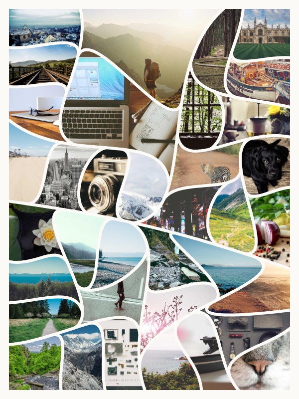 The same photos in the Curves style