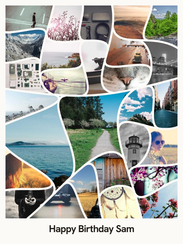 The same photos in the Curves style