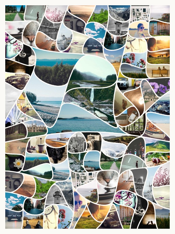The same photos in the Curves style