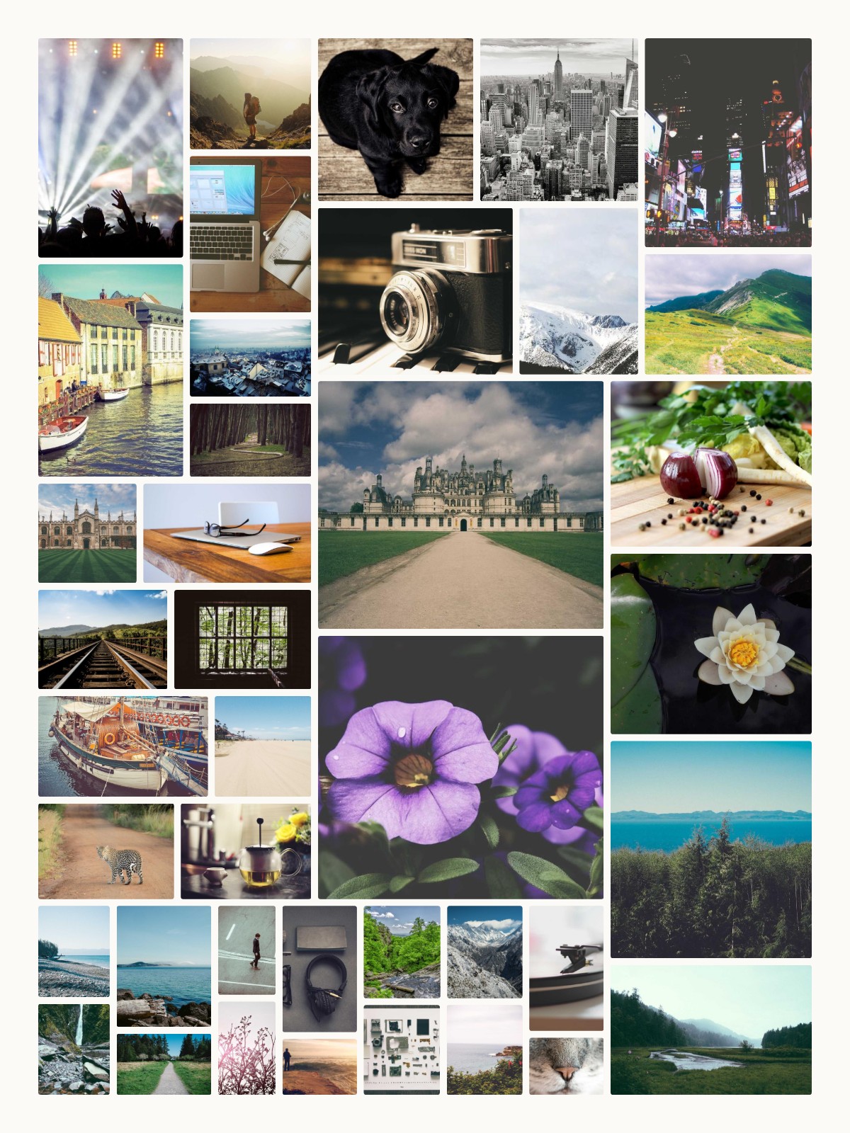 Example for the hallway, the fridge, or the grandparents collage made with BigCollage