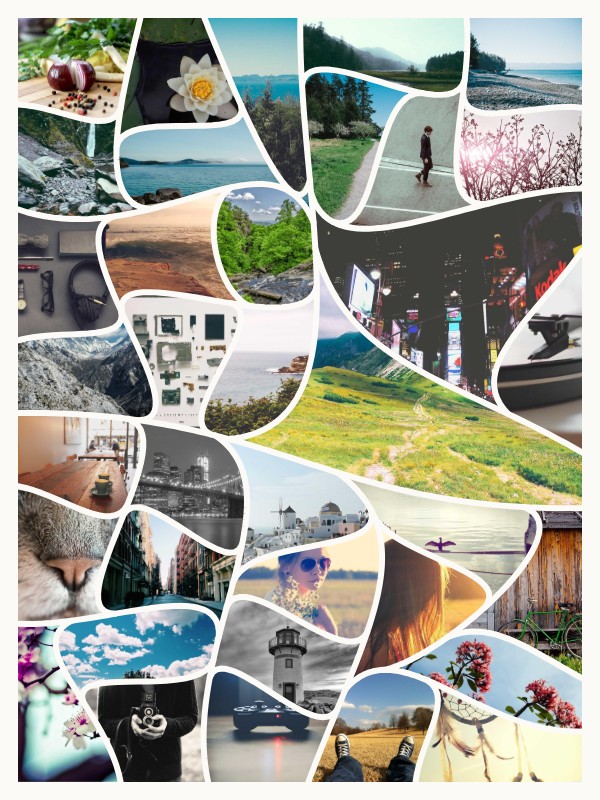 The same photos in the Curves style