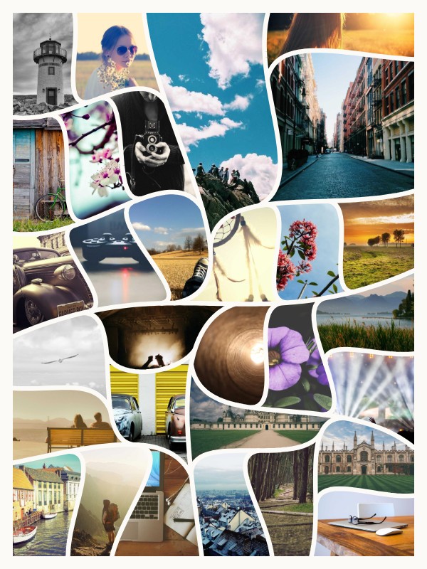 The same photos in the Curves style